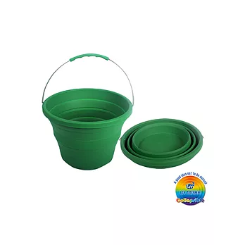 La Mare矽緻 折疊水桶--環保綠環保綠