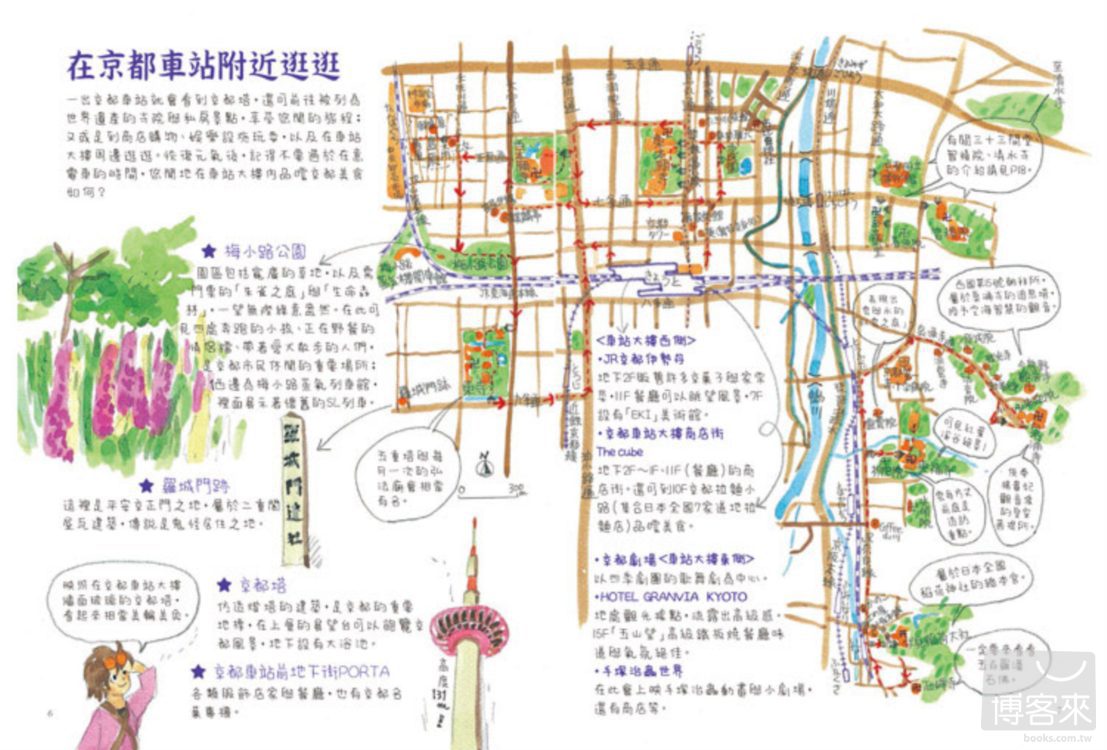 ►旅遊►暢銷書► 上行京都：跟著老京都走！36個散步遊京都之道