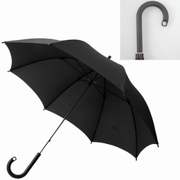 [MUJI 無印良品]識別加掛長傘黑色