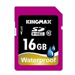 KINGMAX SDHC 16GB 高速Class10 記憶卡-防水版