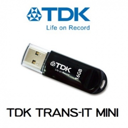 TDK Trans-it Mini USB 2.0迷你高速碟 16GB - 日本黑魂限定版