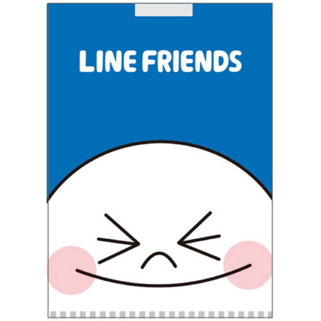 LINE FRIENDS 口袋型文件夾(饅頭人)