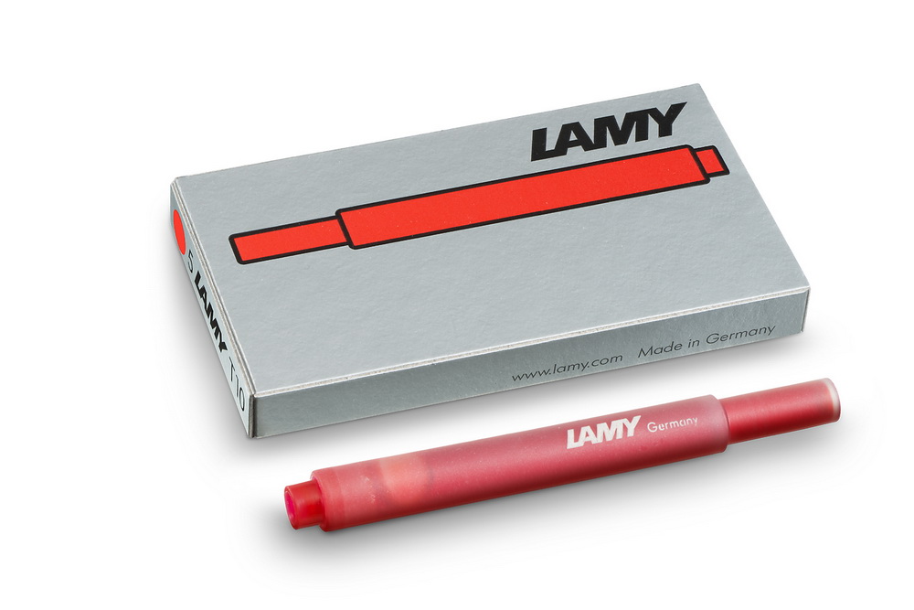 LAMY T10卡式墨水紅色