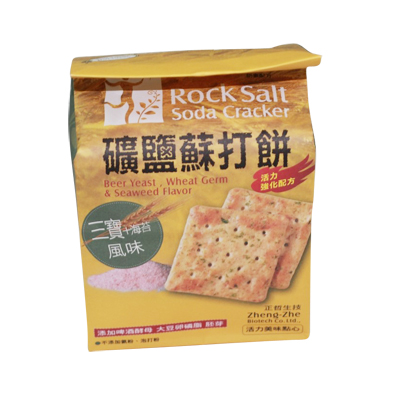 【正哲】礦鹽蘇打餅-三寶海苔風味(122g/包)