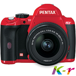 PENTAX K-r+18-55L紅色單鏡組+黑色握把(公司貨)+Alice相機包+遙控器+8G+原電