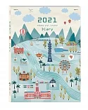 2021年彩色日曆(橫，8K)(盒)