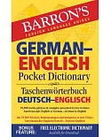 Barron’s German-English Pocket Dictionary / Taschenworterbuch Beutsch-Englisch