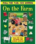 On the Farm: Pull the Tab to Make the Words Appear!
