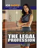 Getting a Job in the Legal Profession