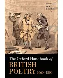 The Oxford Handbook of British Poetry, 1660-1800