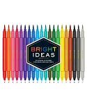 Bright Ideas Double-ended Colored Brush Pens: 20 Colored Pens