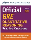 Official GRE Quantitative Reasoning Practice Questions