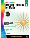Spectrum Critical Thinking for Math, Grade 2