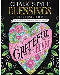 Chalk-Style Blessings Coloring Book: Color With All Types of Markers, Gel Pens & Colored Pencils