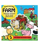 Read and Play Farm: Interactive Farmyard Fun for Young Animal Lovers!, With Five Animal Figures