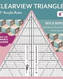 Clearview Triangle 60-degree Acrylic Ruler