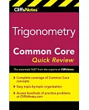 CliffsNotes Trigonometry Common Core Quick Review