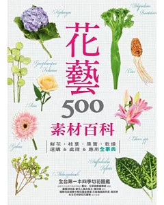 花藝素材百科500：鮮花‧枝葉‧果實‧乾燥 選購&處理&應用全事典