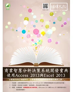 商業智慧分析決策系統開發寶典：使用Access 2013與EXCEL 2013(附綠色範例檔)