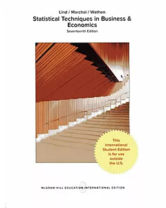 Statistical Techniques in Business & Economics(17版)