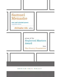 Samuel Menashe: New And Selected Poems