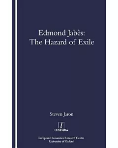 Edmond Jabes and the Hazard of Exile