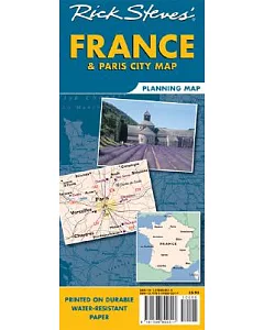 Rick Steves’ France & Paris City Map: Planning Map