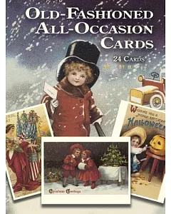 Old-Fashioned All-Occasion Postcards: 24 Full-Color Ready-To-Mail Cards