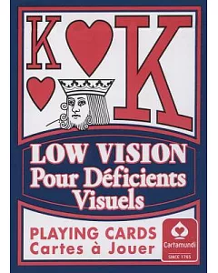 Low ViSion Playing CardS: Poker Size