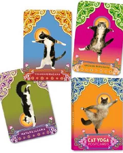 Cat Yoga Postcards