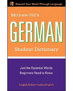 Mcgraw-hill’s German Student Dictionary