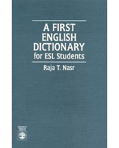 A First English Dictionary: For Esl Students
