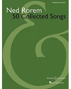 ned Rorem, 50 Collected Songs: Medium/Low Voice