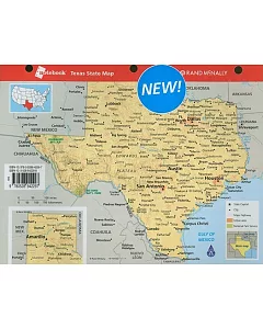 rand McNally Notebook Texas State Map