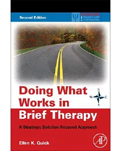 Doing What Works in Brief Therapy: A Strategic Solution Focused ApProach