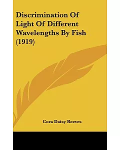 Discrimination of Light of Different Wavelengths by Fish