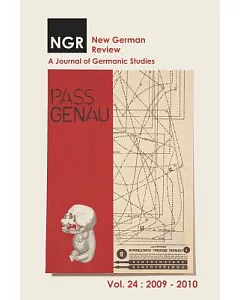 New German Review: A Journal of Germanic Studies