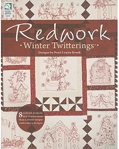 Redwork: Winter Twitterings