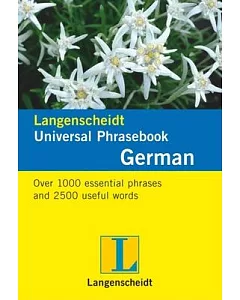 Langenscheidt Universal Phrasebook German