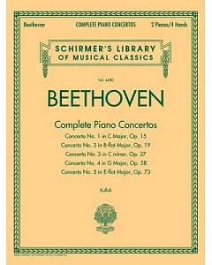 Beethoven: Complete Piano Concertos: 2 Pianos, 4 Hands