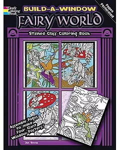 Fairy World Stained Glass Coloring Book