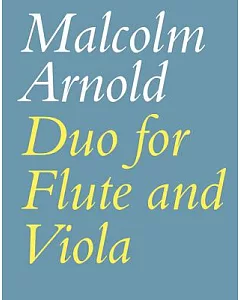 Duo for Flute and Viola: Op. 10