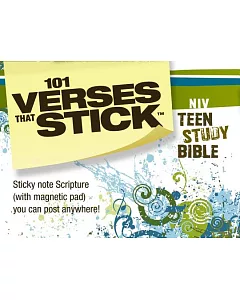 NIV Teen Study Bible 101 Verses That Stick
