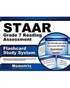 STAAR Grade 7 Reading Assessment Flashcard Study System: Staar Test Practice Questions & Exam Review for the State of Texas Asse