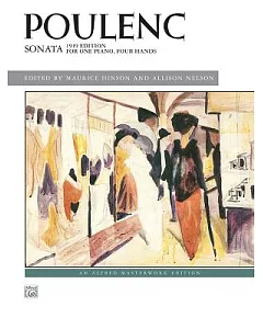 Poulenc - Sonata For One Piano, Four Hands: 1919 Edition