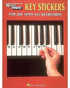 Key Stickers: For Use With All Keyboards, for Organs, Pianos & Electronic Keyboards