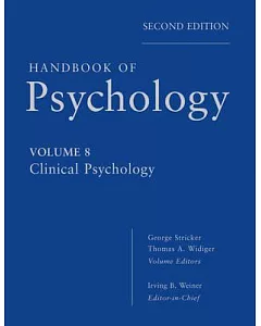 Handbook of Psychology: Clinical Psychology