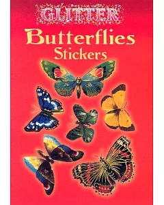 Glitter Butterflies Stickers