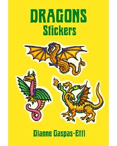 Dragon Stickers: 20 Full-Color Pressure-Sensitive Designs