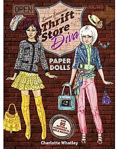 Thrift Store Diva Paper Dolls